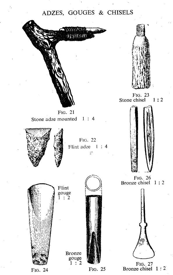 Adzes, gouges and chisels