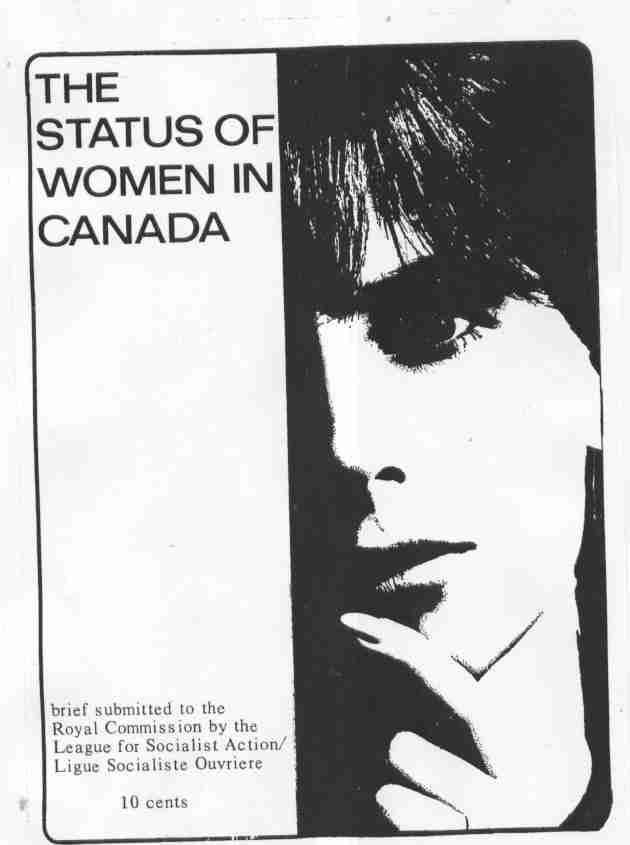 Status of women in Canada cover page