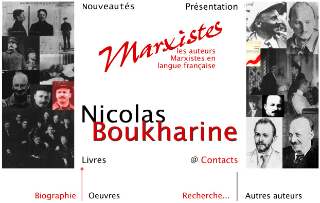 Les archives N. Boukharine
