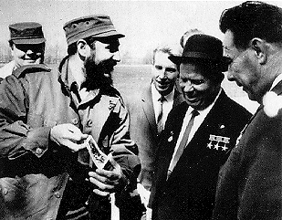 La crise des fusées de Cuba (1962). dans guerre froide / relations internationales khrou_castro