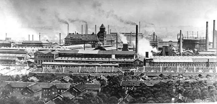 Krupp steelworks and arms factories