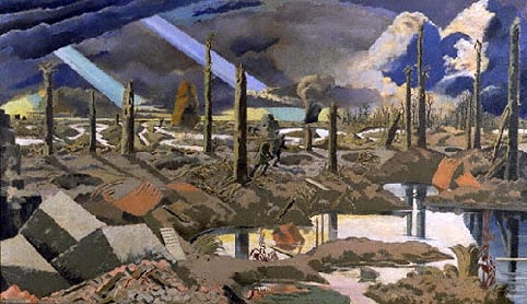 Paul Nash: The Road to Menin (1919), Imperial War Museum
