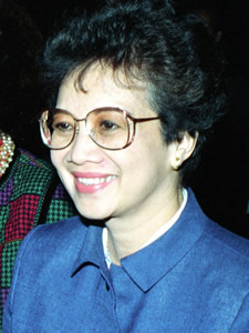 Retrato Maria Corazon Sumulong Cojuangco Aquino