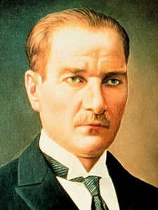 Retrato Mustafa Kemal Ataturk
