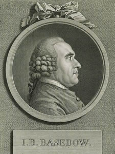 Retrato Johann Bernhard Basedow
