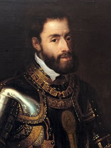 Retrato Carlos de Habsburgo 