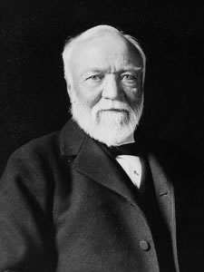 Retrato Andrew Carnegie