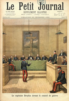 Retrato Caso Dreyfus jornal da época
