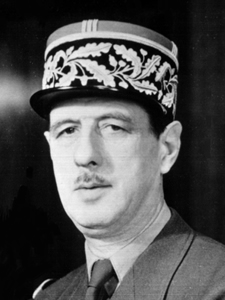 Retrato Charles André Joseph Marie de Gaulle