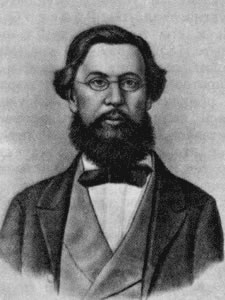 Retrato Nikolai Alexándrovitch Dobroliúbov