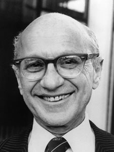 Retrato Milton Friedman