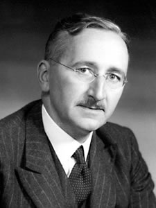 Retrato Friedrich August von Hayek