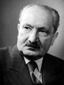 Retrato Martin Heidegger