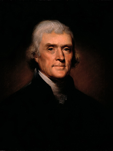 Retrato Thomas Jefferson