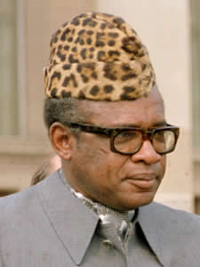 Retrato Mobutu Sese Seko Nkuku Ngbendu wa Za Banga