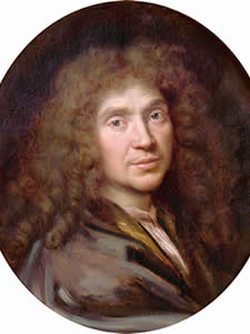 Retrato Jean-Baptiste Poquelin, conhecido como Molière