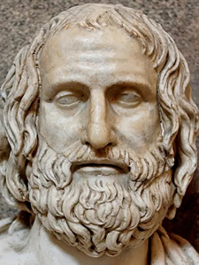 Retrato Protágoras de Abdera 