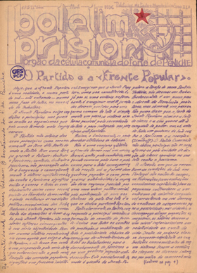 capa Boletim Inter-Prisional Peniche