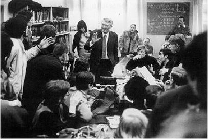 Jürgen Habermas com os alunos 1960