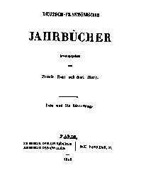 deutsche-fransosische jahrbuch