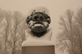 statue of Marx in St Petersburg