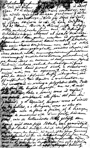 Facsimile of Engels' letter to Wilhelm Graeber of April 28-30, 1839