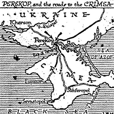 Perskop and the roads to the Crimea