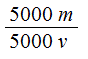 5000 m/5000 v