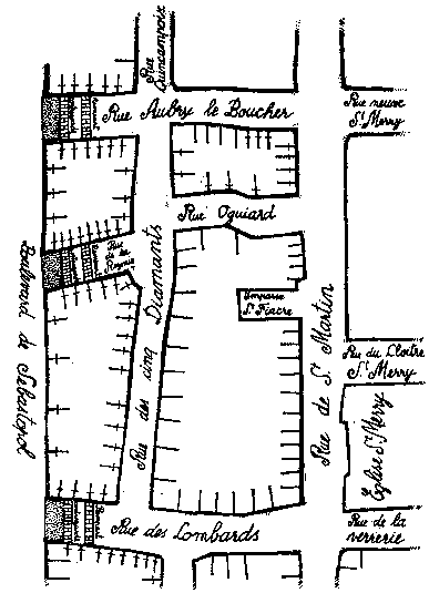 Plan du secteur envisagé