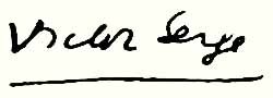 Victor Serge (signature)