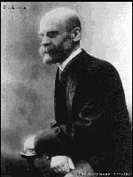 Emile Durkheim, prominent sociologist of the 20th century