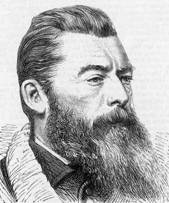 Ludwig Feuerbach - thin face with bushy black beard