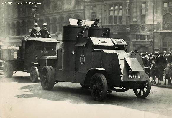 Army on streets during 1926