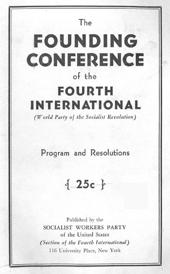 Fourth International Founding Conference