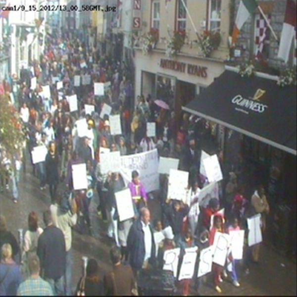 Galway protest against treatment of asylum seekers