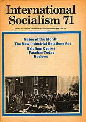Cover International Socialism (1st series), No.71