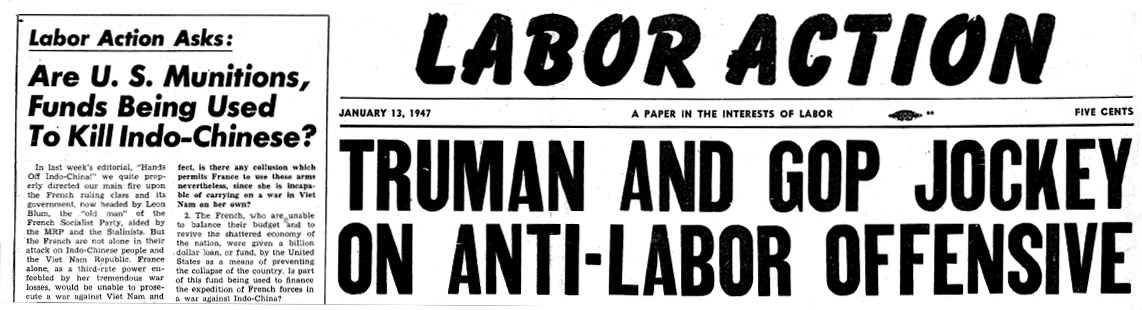 LABOR ACTION Masthead