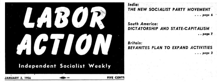 LABOR ACTION Masthead