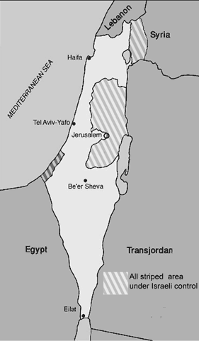 Borders of the British Mandate of Palestine, 1921-1923