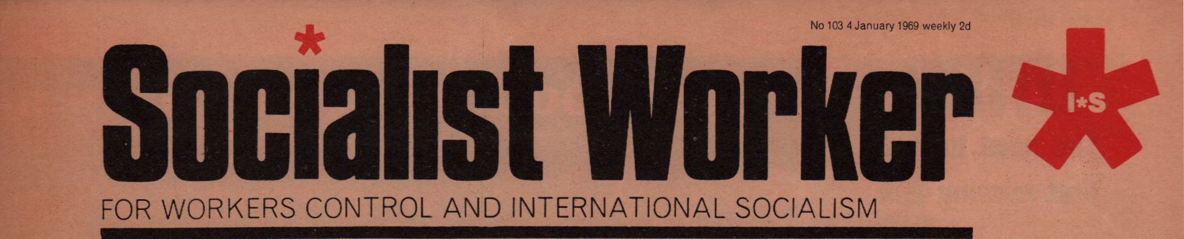 Socialist Worker Masthead