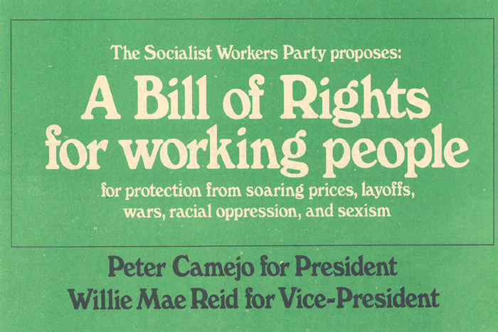 Bill of Rights for Working People