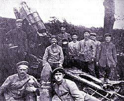 German artillery