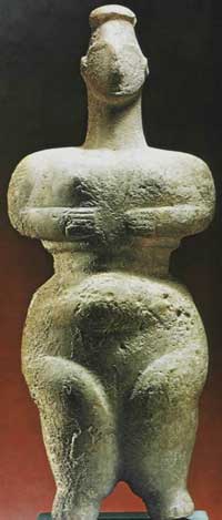 Neolithic ‘earth-mother’ figurine