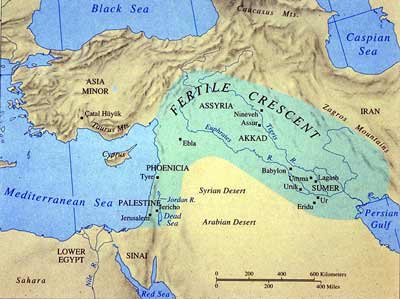 location of Ancient Sumer