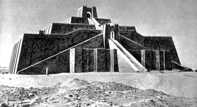 Sumerian ziggurat-temple