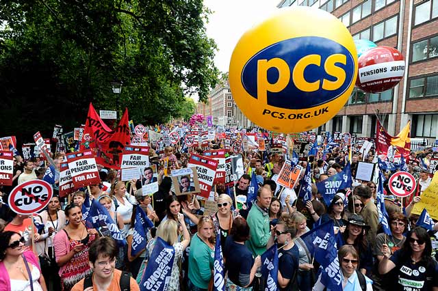 June protestors assemble in London