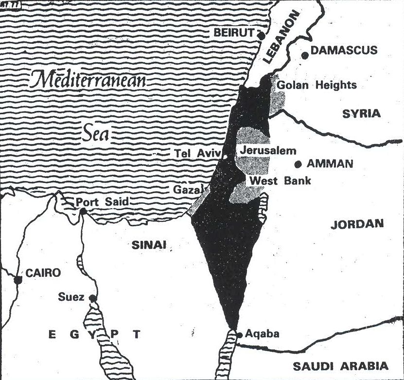 Map of Palestine/Israel