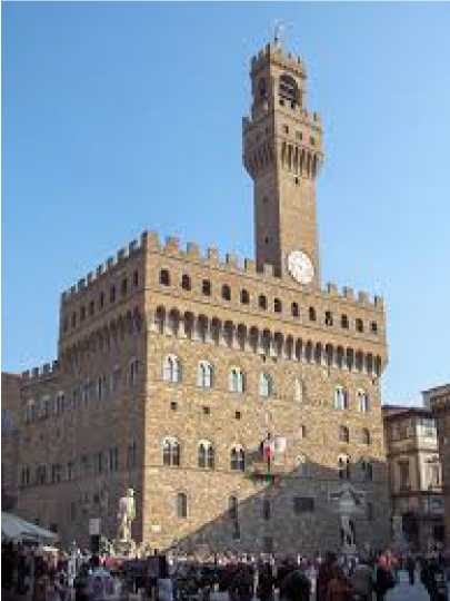 Palazzo Vecchio in the Piazza della Signoria, Florence