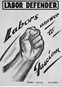 LABOR DEFENDER TABLE OF CONTENTS