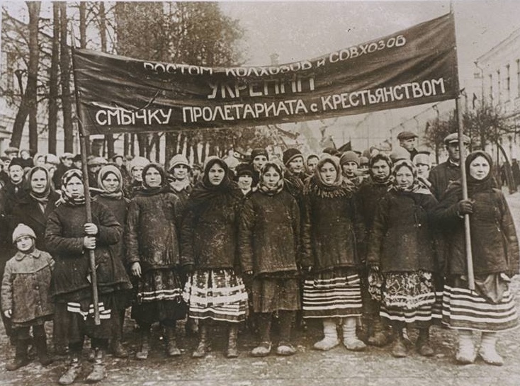Manifestazione di contadini